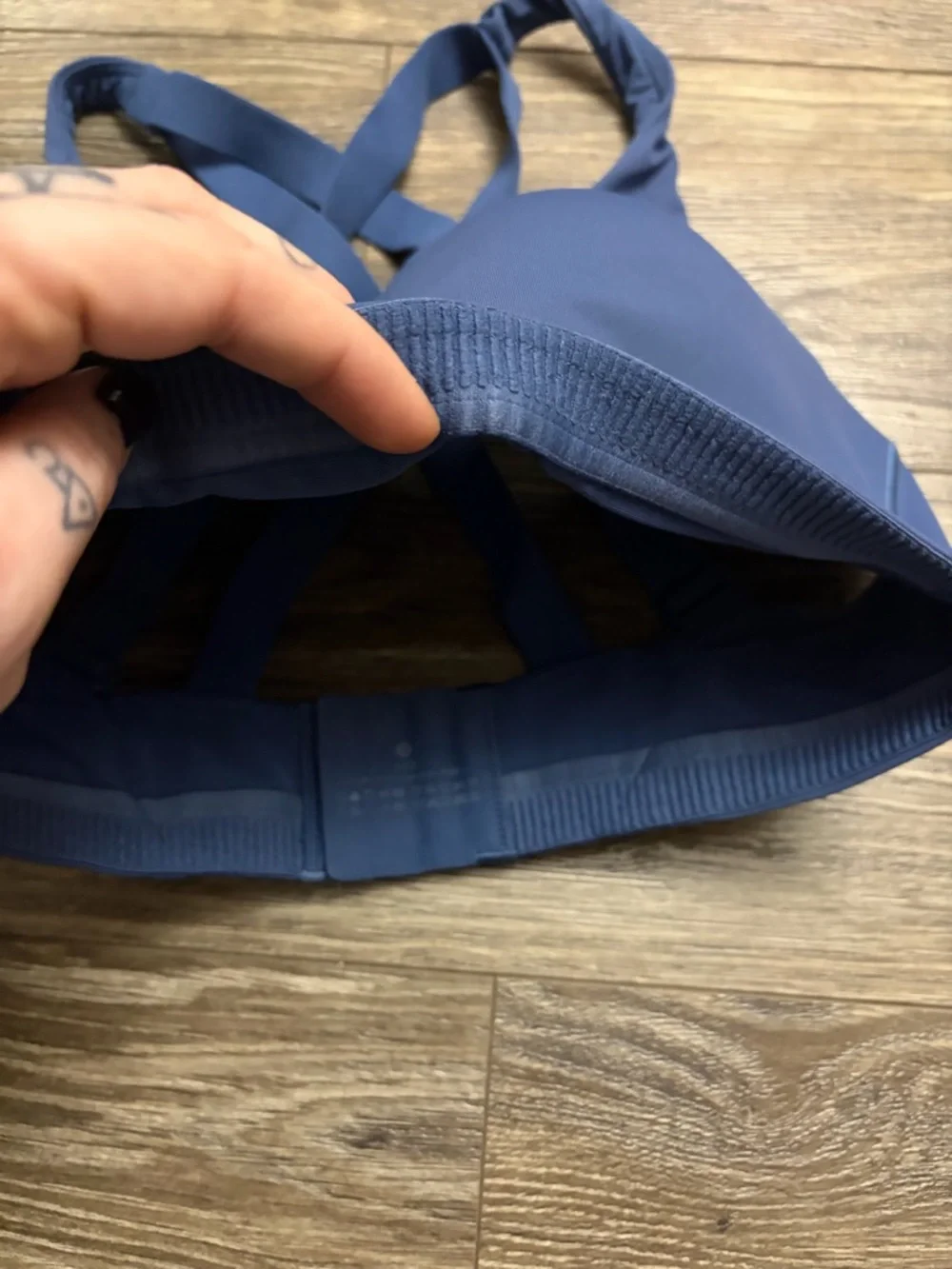 Lululemon Energy Bra *High Support, B–DDD Cups (Pitch Blue) Size 34D